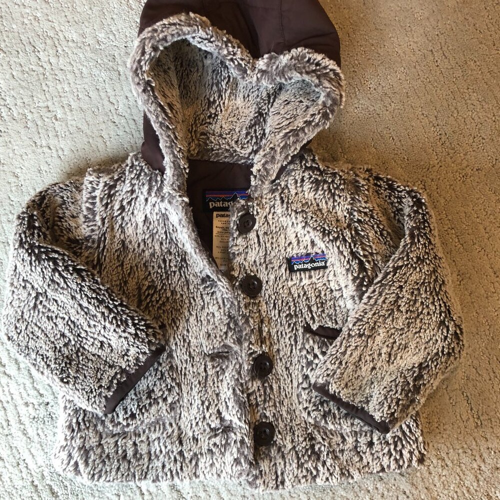 Patagonia Baby Winter Fleece Faux Fur Jacket